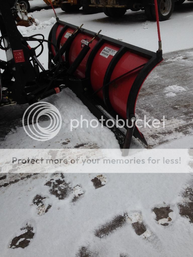 Hinged back drag blade on a Boss sport duty Snow Plowing Forum